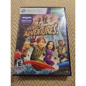 Microsoft Xbox 360 Game Kinect Adventures- Tested- Works